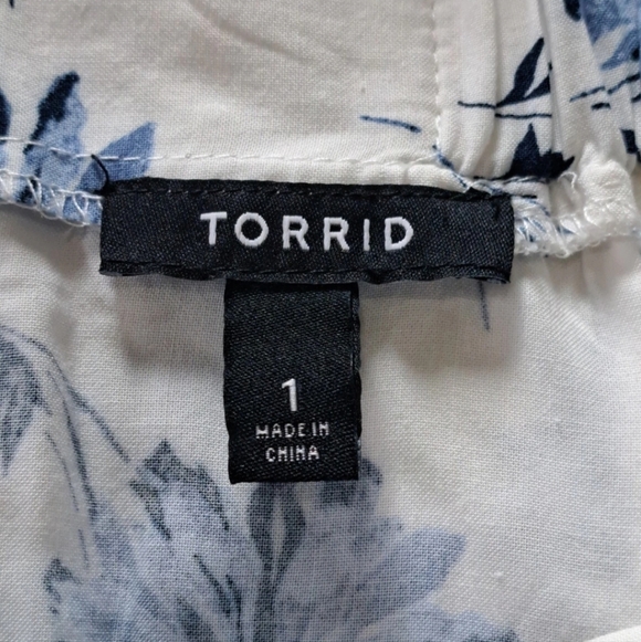 Torrid Challis Floral Maxi Skirt Size 1 - Picture 7 of 9